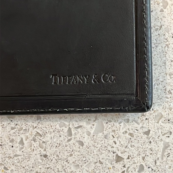 Tiffany & Co. Accessories Tiffany Co Black Leather Business Card